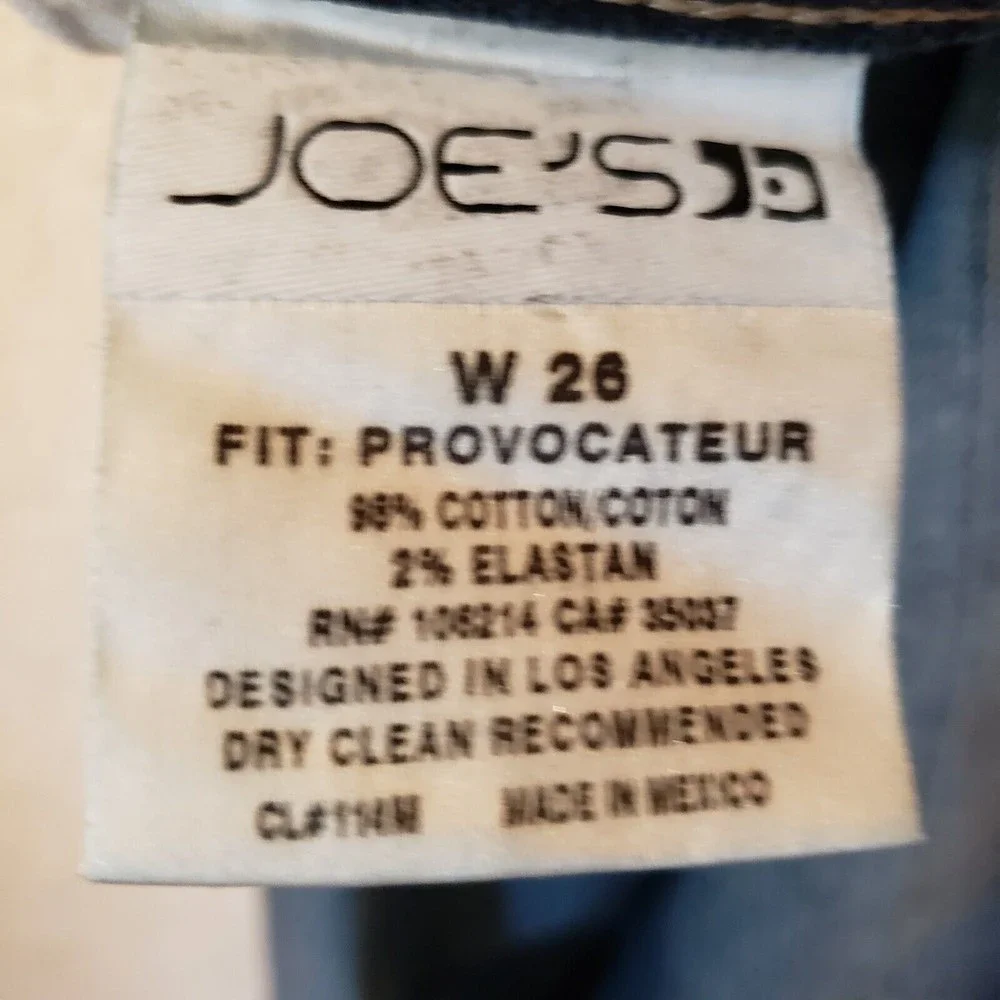 Joe's Jeans Karrie Wash Provocateur Sz  26 Distressed - Picture 4 of 9